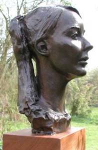 Bronze bust of a Bristol teenager - click here for larger view
